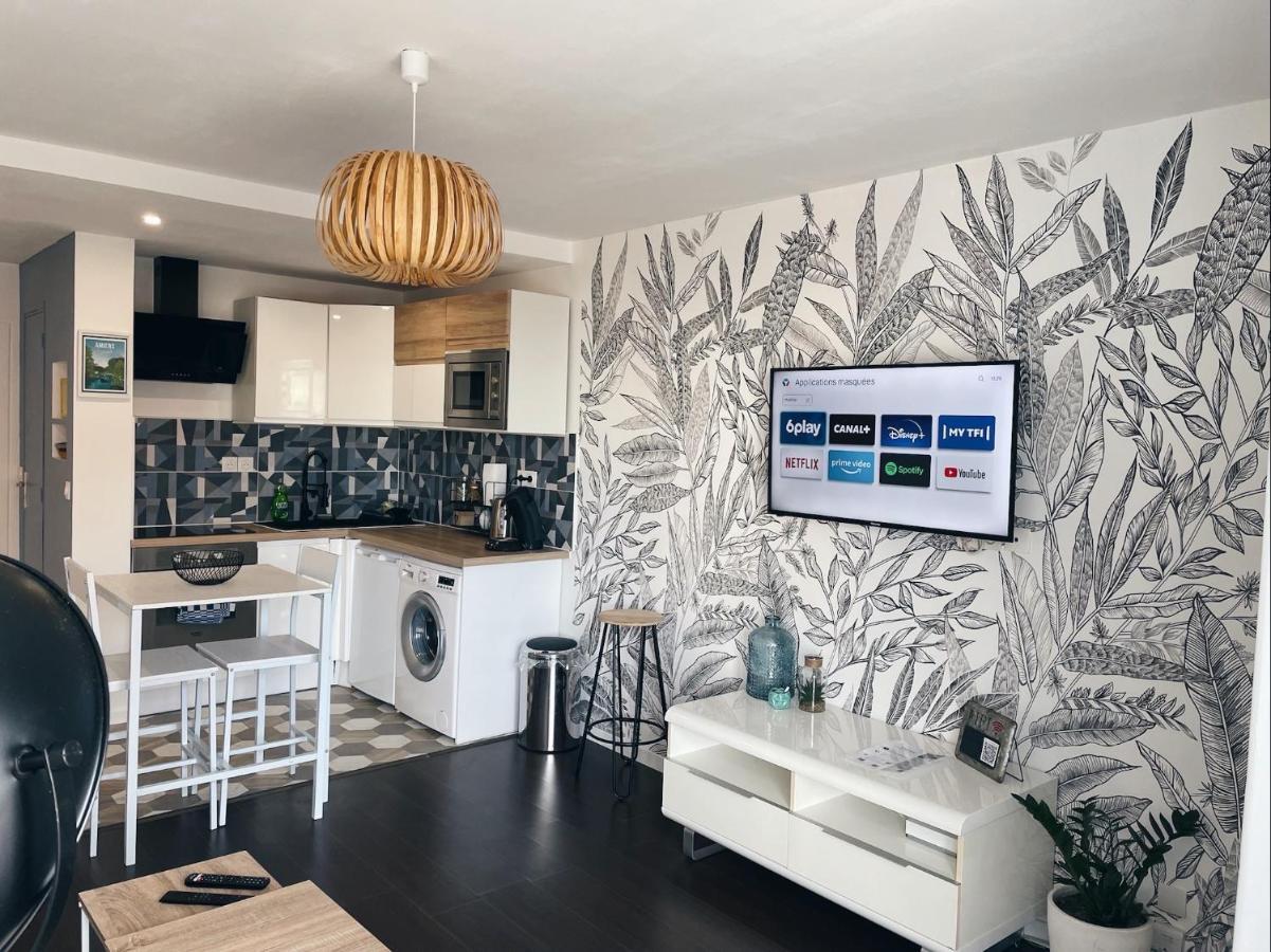 New: Appartement Tout Confort + Parking Gratuit Amiens Exteriör bild