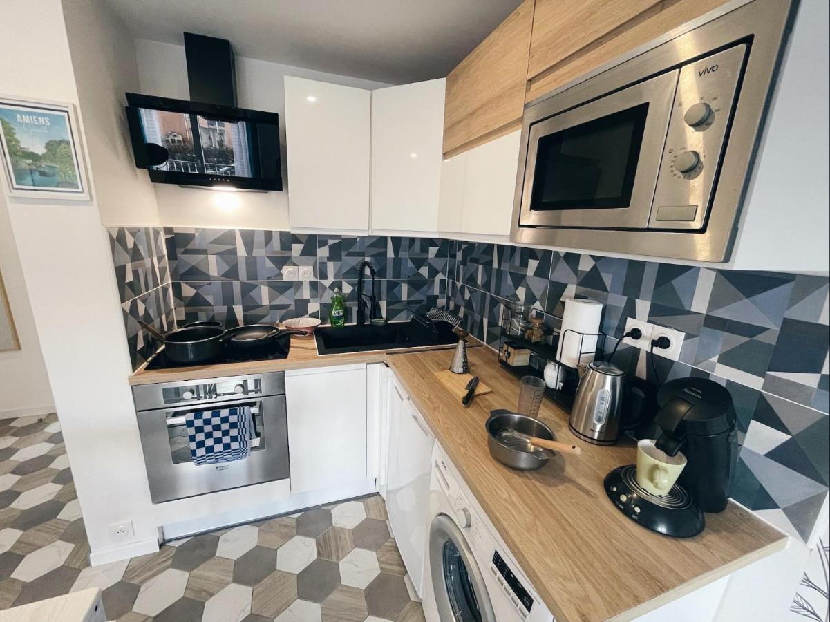 New: Appartement Tout Confort + Parking Gratuit Amiens Exteriör bild