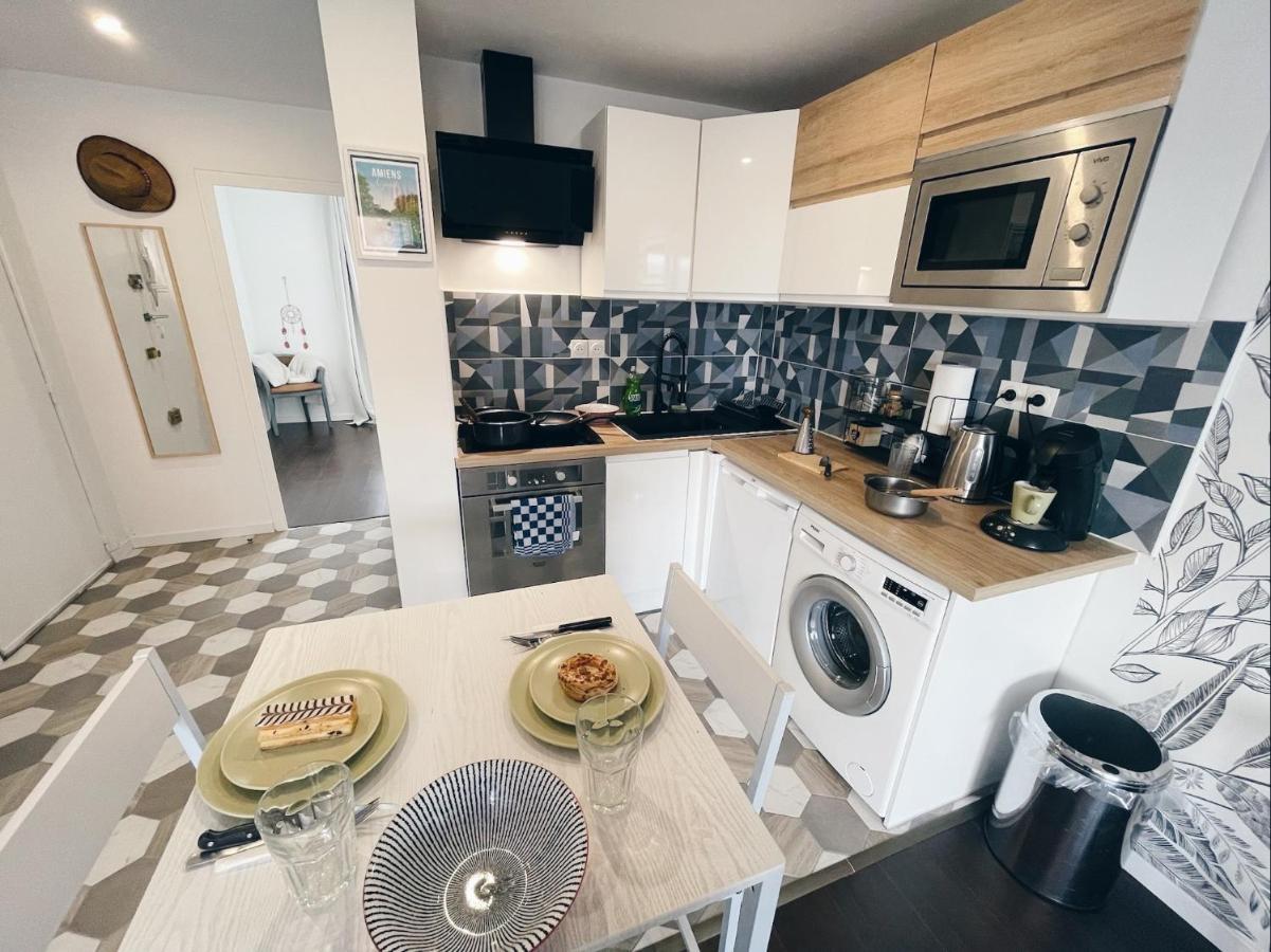 New: Appartement Tout Confort + Parking Gratuit Amiens Exteriör bild